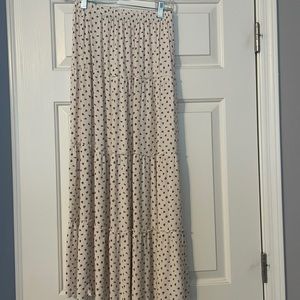 Brandy Melville floral maxi skirt